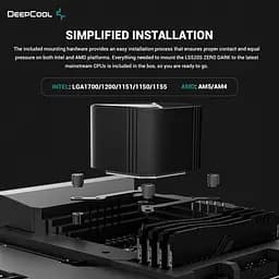 СВО Deepcool LS520S Zero Dark (R-LS520-BKNNMM-G-1) - мініатюра 8