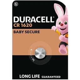 Батарейка Duracell CR 1620 спеціальна літієва типу таблетка 1620 3V, 1 шт. в упаковці (5011069)