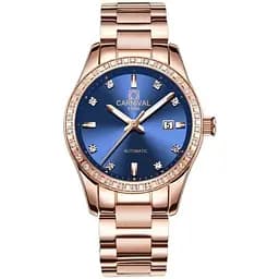 Наручний годинник жіночий Carnival Maldives Золотий (1872)