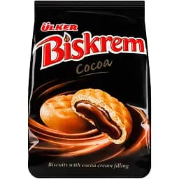 Печиво Ulker Biskrem з шоколадною начинкою 130 г (937568)