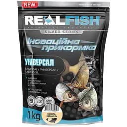 Прикормка Real Fish Silver Series Универсал Ваниль-Карамель 1 кг