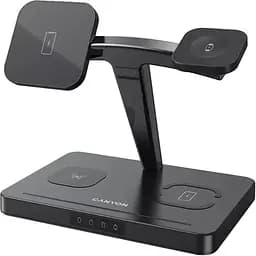 Зарядное устройство Canyon wireless charger WS-404 15W 4in1 Black (CNS-WCS404)