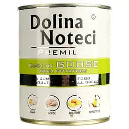 Вологий корм для собак Dolina Noteci Premium з гусаком та картоплею 800 г - мініатюра 2
