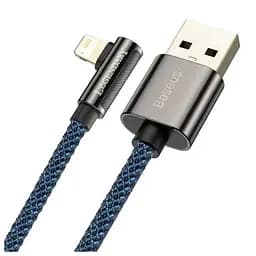 Кабель угловой Baseus Elbow USB - iPhone (Lightning) CACS00003, 1 метр синий