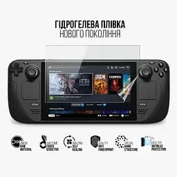 Гідрогелева захисна плівка Valve Steam Deck OLED, Anti-Blue, прозора, протиударна, захист від синього світла, відновлення від подряпин, стійка до подряпин, проста установка, ArmorStandart (ARM73568) - мініатюра 2