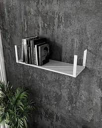 Полиця для книг і декору Moreli XS-28Wt у стилі лофт 800x220x290 мм Білий (mo-xs28-white-white)