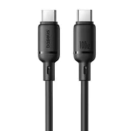 Кабель Baseus Silky Series Cable Type-C to Type-C 100W 2m P10377704113-01 Black