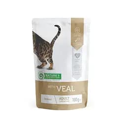 Вологий корм для дорослих кішок з телятиною Nature's Protection Indoor with Veal 100 г