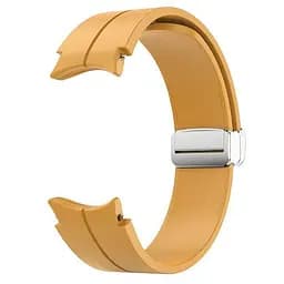 Ремінець для Samsung Galaxy Watch 4 Classic 42mm - жовто-гірчичний ширина кріплення 20мм силікон Watchbands Cls (W15-6WB77900977) - мініатюра 3