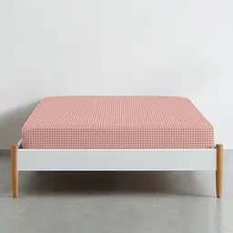 Простирадло Cosas на резинці 120х200 copper dots, теракотовий (DropBrick-4008_120x200x20) - мініатюра 2
