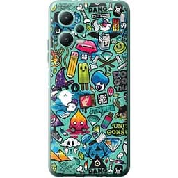 Чехол EndorPhone силиконовый Xiaomi Redmi Note 12 5G Стикер бомбинг 1 (693u-2934-26985)