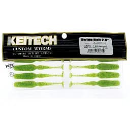 Силікон Keitech Swing Bait 2.8" #424 Lime Chartreuse (8 шт/уп) - мініатюра 2