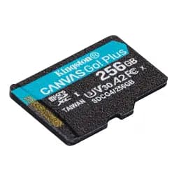 Карта пам'яті microSDXC, 256Gb, Kingston Canvas Go! Plus, Class 10 UHS-I U3 V30 A2, без адаптера, до 200/160 МБ/с (SDCG4/256GBSP) - мініатюра 2
