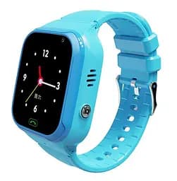 Смарт годинник телефон для дітей Lemfo LT23 з GPS, 4G LTE, SIM-картою, відеодзвінками, прослуховуванням, геозоною та кнопкой SOS Блакитний