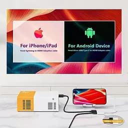Міні-проектор PVO YG300 Pro Max HD Wi-Fi - мініатюра 2