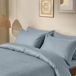 Комплект постільної білизни Cosas Cashmere Полуторний сатин сизий (StrSatin_52Cashmere_Cashmere_160) - мініатюра 3