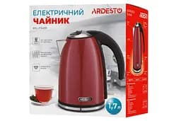 Електрочайник Ardesto EKL-F340R Red 2200 Вт 1.7 л - мініатюра 5