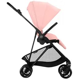 Коляска Cybex Melio Carbon Candy Pink з бампером (525000027) - мініатюра 4