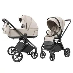 Універсальна дитяча коляска 2 в 1 Carrello Ultra CRL-6527 Ice Grey з системою Memory Button та термолюлькою