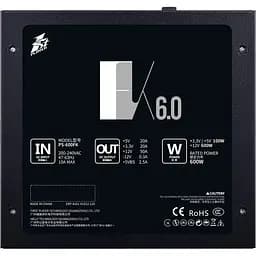Блок живлення 1stPlayer PS-600FK (FK-600-BK-EU) [140545] - мініатюра 6