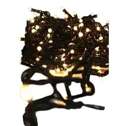 Світлодіодна гірлянда нитка вулична Led Cob 5 м 50led батарейки Warm White