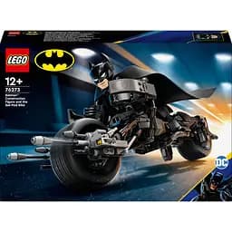 Конструктор LEGO DC Batman Фигурка Бэтмена для сборки и бэтцикл 713 деталей (76273)