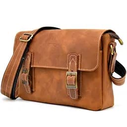 Кожаная мужская сумка через плечо TARWA 33х7х23 см sum0025881