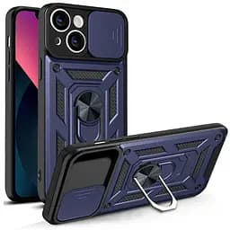 Чохол Ummi Camshield Serge Ring для Apple iPhone 13, 6.1 Синій