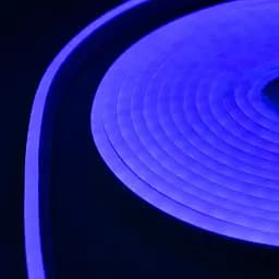 Комплект неонових стрічок LED NEON 2×5 м, жовта та синя, з блоком живлення і пультом - мініатюра 7