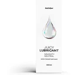 Лубрикант на водній основі Satisfyer Juicy Lubricant Naughty Neutral water based 300 мл
