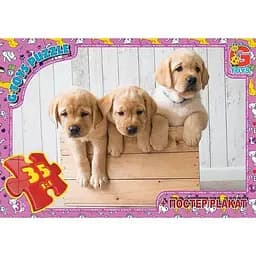 Пазлы детские G-Toys Домашние любимцы 35 элементов (AN121)