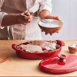 Форма для запікання Emile Henry Ovenware 30.5x17.5x9 см 0.9 л красна (348441) - мініатюра 8