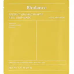 Маска для лица Biodance Radiant Vita Niacinamide Real Deep Mask 34 г (8809937361459)