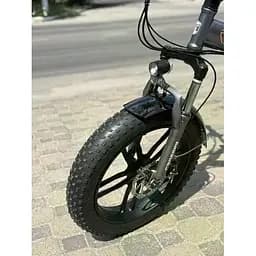 Електровелосипед Crosser Comp фетбайк 350W 12Ah чорний із синім - мініатюра 3