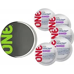 Презервативы One Tattoo Touch фиолетовые 5 шт. (ROZ6501051994)