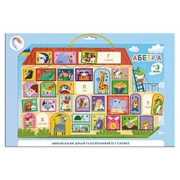 Магнитная доска "Азбука" DoDo Toys 200294, 1 магнитная доска на шнурке, 33 магнита
