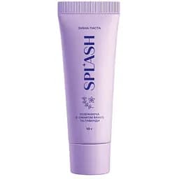 Зубная паста Splash освежающая с отбеливающим эффектом со вкусом ванили и лаванды 10 г 