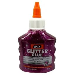 Клей декоративный "Металлик Glitter" Bambi DSCN4619(Pink) 100 мл