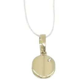 Золота підвіска Столична Ювелірна Фабрика з фіанітом. 441061Ж