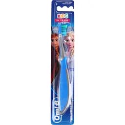 Дитяча зубна щітка Oral-B Kids Дісней Холодне серце екстрам'яка сіро-синя