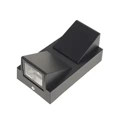 Підсвітка Brille LED фасадна IP65 AL-224/2х3W NW COB BK