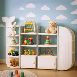 Стелаж Mealux Bubbles White (KD-E057 White) - мініатюра 3