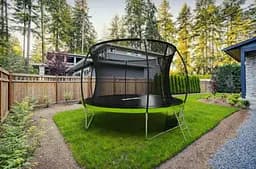Батут із внутрішньою сіткою Zipro Jump Pro Premium 10 футів 312 см чорно-зелений (5907783039447) - мініатюра 2