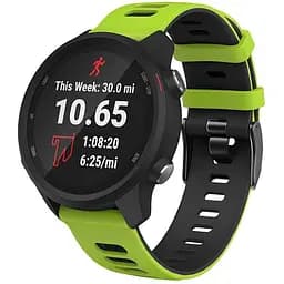 Силіконовий ремінець Rage для Huawei Watch GT 3 Pro 46mm Classic GT 3 46mm GT Runner GT - зелено-чорний ширина кріплення 22мм Watchbands (W25-3WB26504222)