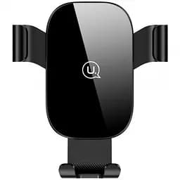 Тримач для мобільного Usams US-ZJ052 Gravity Car Holder Black (ZJ52ZJ01) (6958444982076) - мініатюра 2