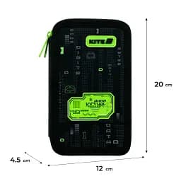 Пенал без наповнення Kite Digital 2 відділення (K26-623-2) - мініатюра 6