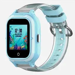 Детские умные смарт-часы Wonlex KT23 с камерой WI-FI GPS SIM-карта видеозвонок Blue (17770)
