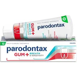 Зубная паста Parodontax Защита Десен + Свежее дыхание и Чувствительность Зубов, 75 мл