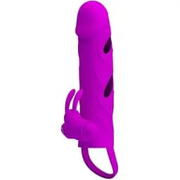 Насадка с вибрацией Pretty Love BI-026216-1, Фиолетовый