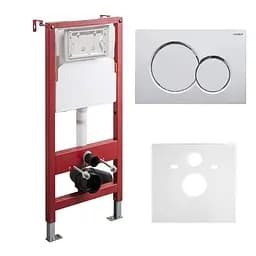 Інсталяція для унітазу Koer KT-0501-01 (з пан. змиву KT-0601-01 Хром + звукоіз.) KR5168